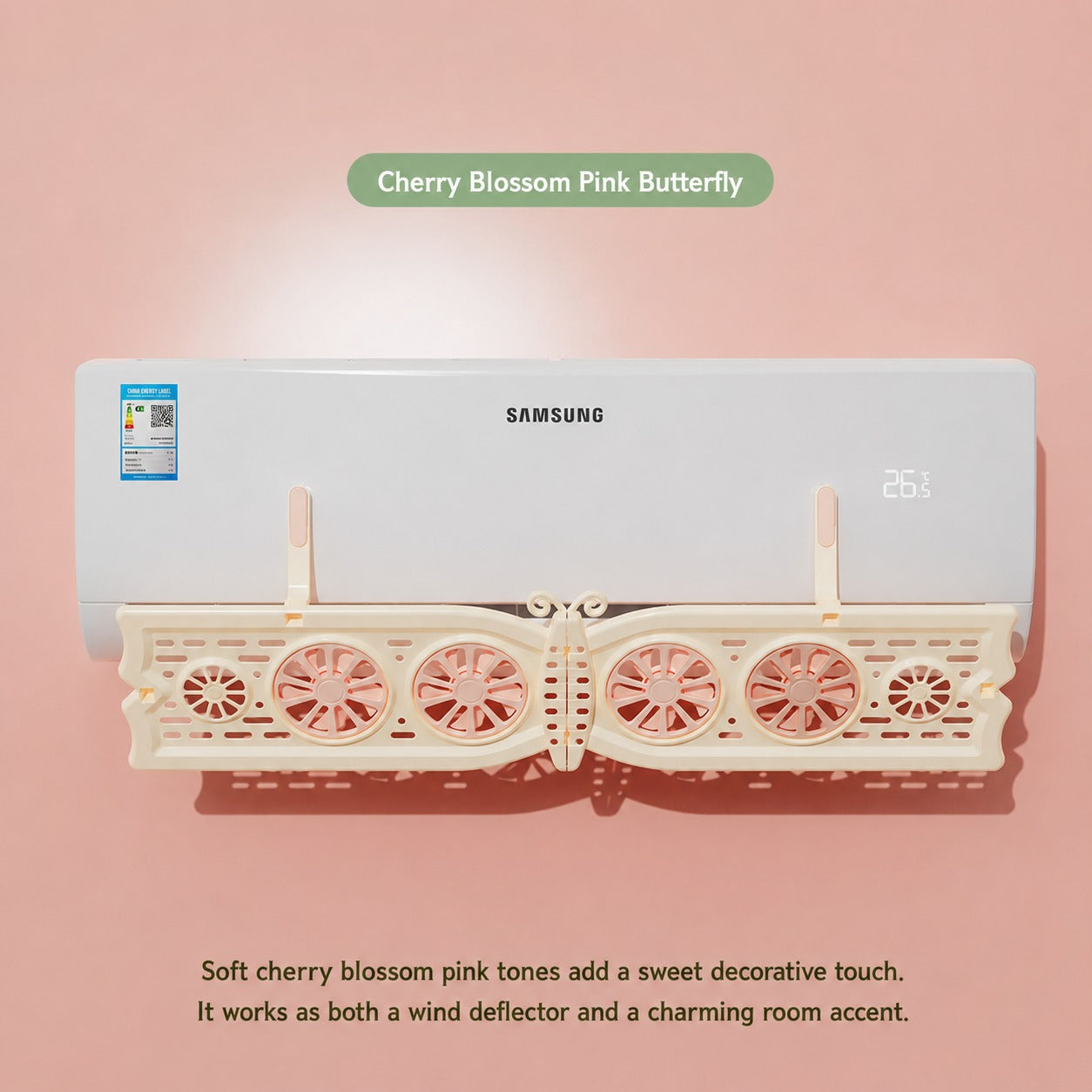 Butterfly Adjustable Air Conditioner Wind Deflector Shield